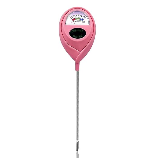 Soil Moisture Meter, Garden Plant Water Meter, Plants Moisture Meter, Lawn Soil Tester, Soil Water Gauge for Potted Plants, Plant Moisture Monitor No Battery Required Free Plant Watering Guide