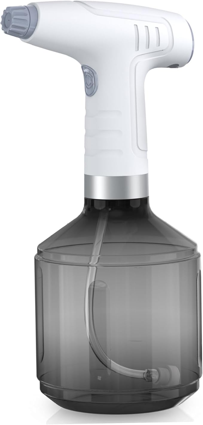 Electric Spray Bottle, 0.9L Automatic Plant Sprayer with Dual Spray Modes & Long Battery Life, Rechargeable Water Sprayer for Garden, Home Cleaning, and Misting, Pet Decors