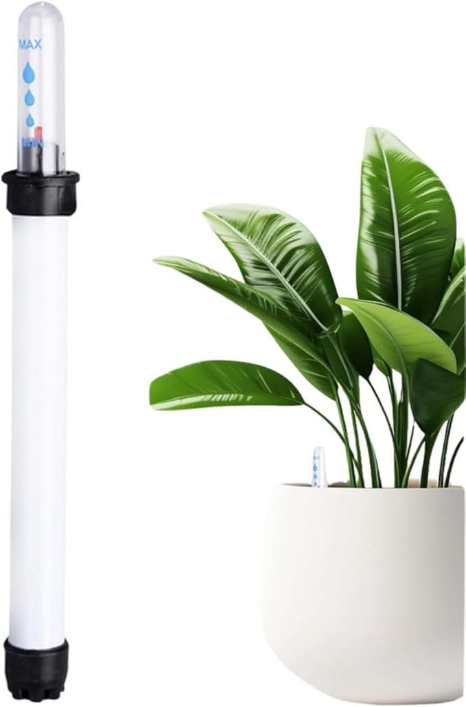 SAFIGLE Plant Water Meter Water Level Display Gauge with Shortage Reminder for Indoor and Outdoor Garden Plants Easy-to-Use Water Gauge for Potted Plants and Houseplants