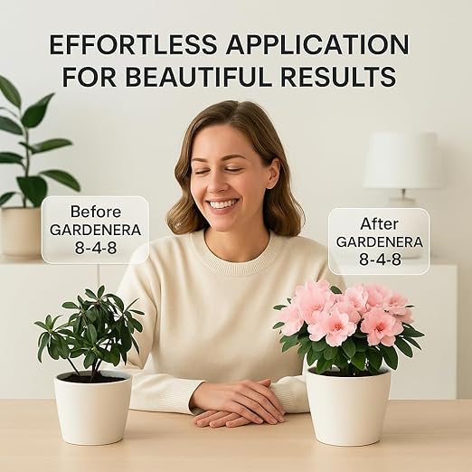 𝐁𝐄𝐒𝐓𝐒𝐄𝐋𝐋𝐄𝐑 Premium 8-4-8 Acidic Fertilizer for Azaleas, Camellias, Hydrangeas, Blueberries, Gardenias, Magnolia Trees, Evergreens and Rhododendrons - Ideal Iron-Rich Plant Food - 5 QUARTS