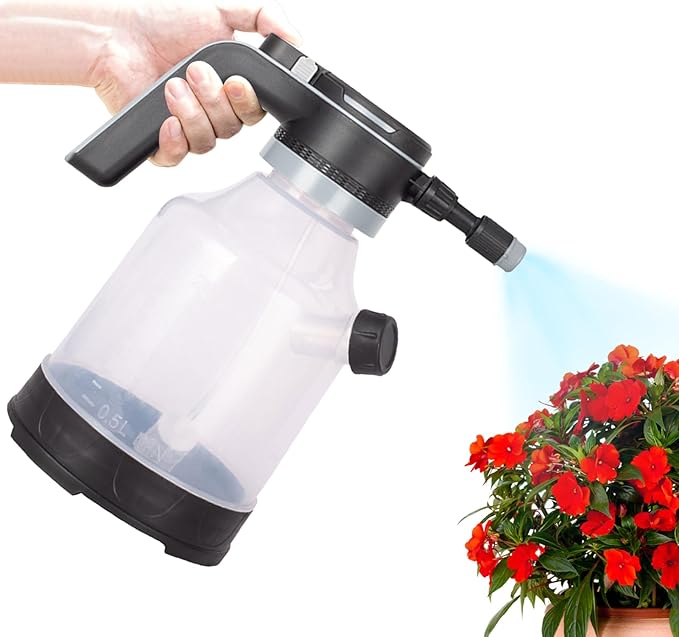 Water Spray Bottle for Plants - 3l Electric Spray Bottle Cordless, Water Mister with Adjustable Nozzles | for Home Lawn Outdoor Patio Driveway Plant Watering Garden