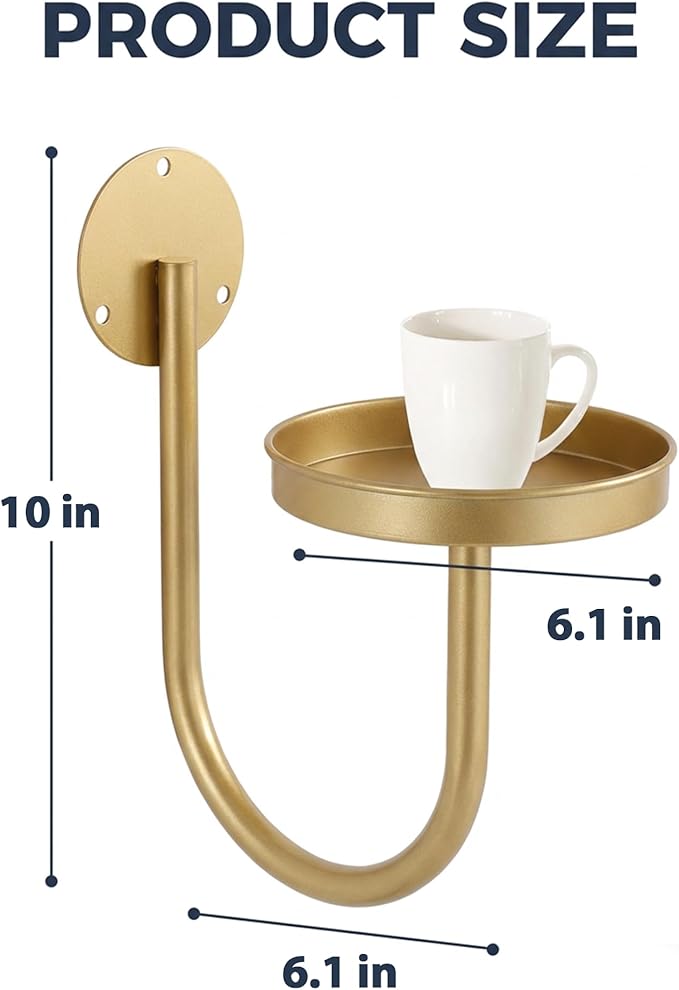 Bamworld Wall Plant Holder Wall Planters for Indoor Plants Plant Hanger Indoor Window Plant Shelves Hanging Plant Holder Window Plant Hanger Plant Decor Golden 3pcs
