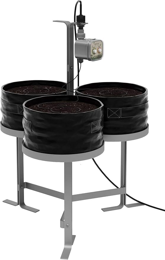 Harmony Garden Herbs and Vegetables Grow kit - Black