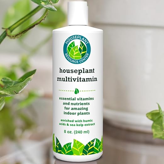 Micronutrient, Sea Kelp & Humic Acid Booster for Houseplants (Pairs with Fertilizer) – Houseplant Multivitamin | Leaf & Root Growth Supplement | 8oz