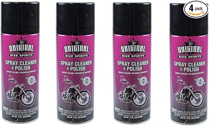 Bike Spirits Original Spray Cleaner Polish 14oz can 4 PACK