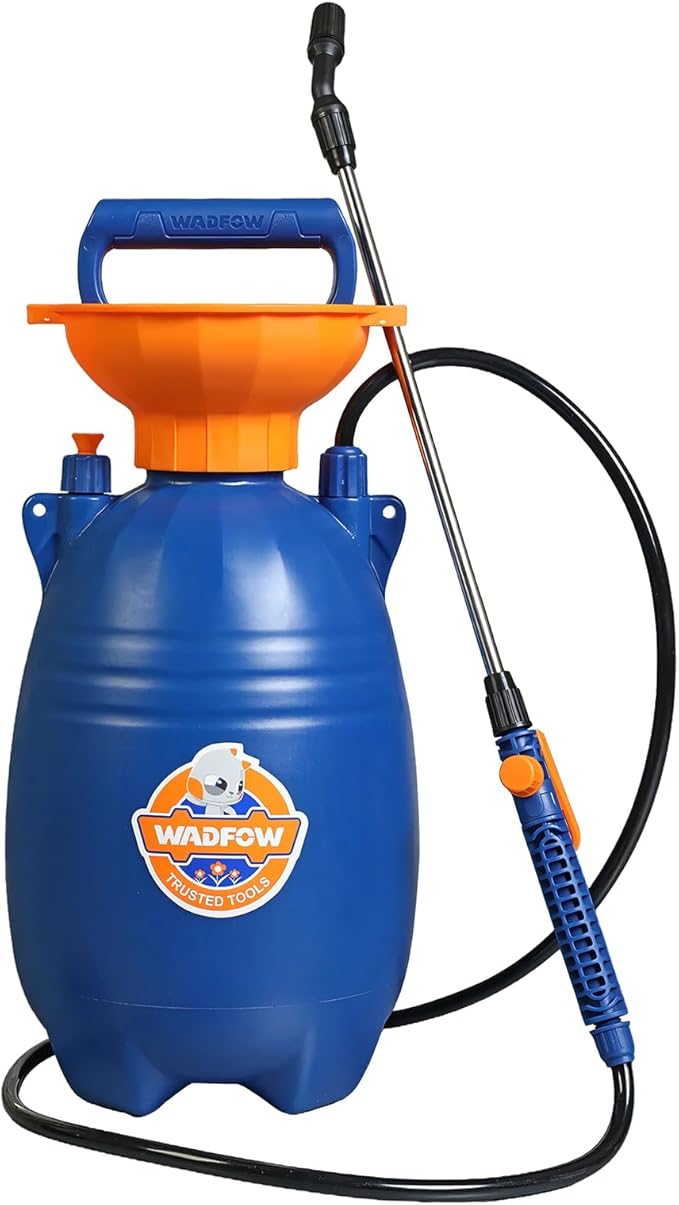 WADFOW 1.32 Gallon Pump Pressure Sprayer, Lawn & Garden Water Spray Bottle for Pests Controlling, Garden Watering and Household Cleaning