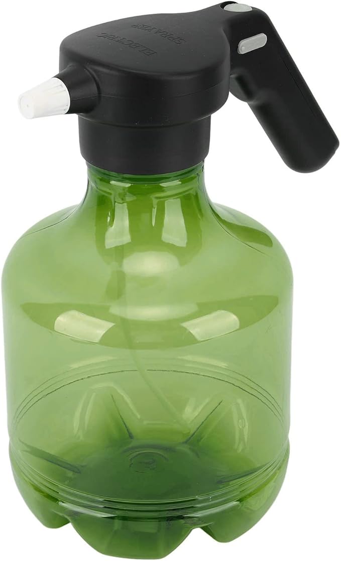 3L Electric Watering Plant Spray Bottle, Automatic Garden Sprayer Can with 800mAh Rechargeable Battery and Rotating Nozzle, for Indoor Outdoor Plants Car Pet Cooling (Green)