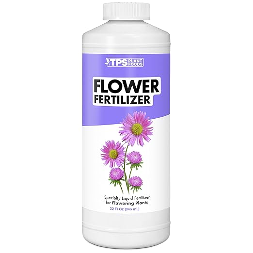 Flower Fertilizer – Liquid Plant Food for More Blooms, Bigger Flowers & Vibrant Color, 32 oz