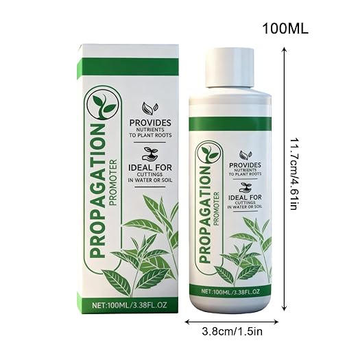 Root Starter For Plant Cuttings - 100ml Fertilizer Booster, Propagation Drops | Prevent Shock And Support Growth For Home Indoor Garden Yard Flowers, Soil Cuttings, Plant Rooting Aid, Starter Solution