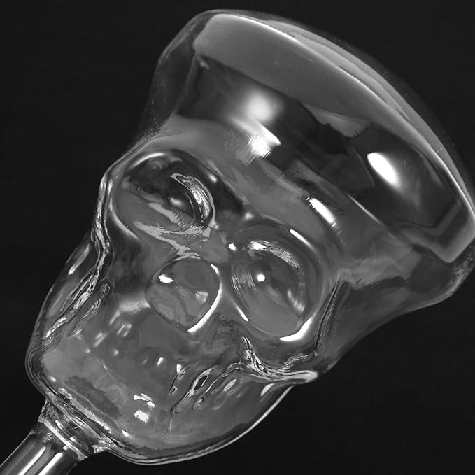 Milisten Skull Self Watering Device 9.64X2.75In Automatic Plant Waterer for Patio Lawn Garden Indoor Outdoor Succulent Pots
