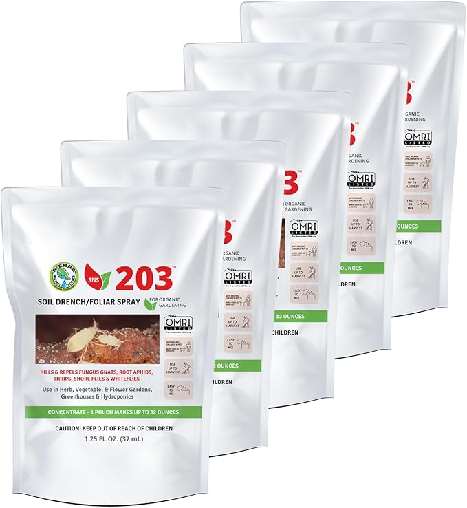 Sierra Natural Science - 203 - Concentrate Pouch - 1.25 fl oz (37 mL) makes up to 32 fl oz (Pack of 5)