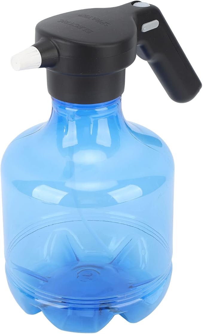 3L Electric Watering Plant Spray Bottle, Automatic Garden Sprayer Can with 800mAh Rechargeable Battery and Rotating Nozzle, for Indoor Outdoor Plants Car Pet Cooling (Blue)