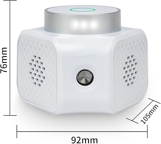 CYBERGIANT Rodent Repellent Ultrasonic Plug in - Squirrel Deterrent, Mouse Deterrents That Work, Rodent Repellent Indoor - Squirrel Repellent for Attic Garage RV - Rat Repellent Ultrasonic - UR02