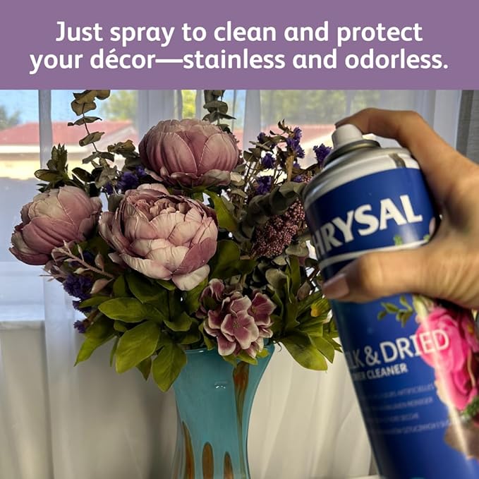 Chrysal Silk and Dried Flower Cleaner, 14.8 oz (2 Pack)