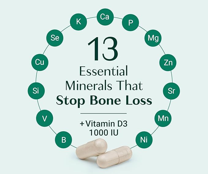 ALGAECAL - Plant Based Calcium Supplement for Women & Men - Organic Calcium 750mg with Vitamin D3 1000 IU, 13 Minerals for Bone Strength, Bone Health Support, 90 Veggie Caps (3 Packs)
