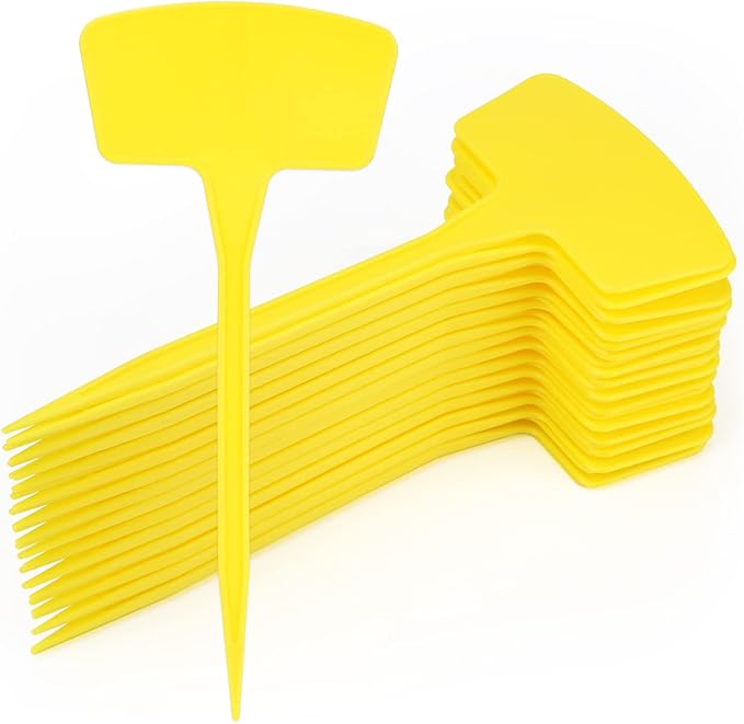 KINGLAKE GARDEN Plastic Plant Labels,10.4 inch 30 Pack Outdoor Garden Tags Thick Garden Labels,Waterproof Sturdy Nursery Garden Markers,Strong Large Plant Markers for Vegetable Plants,Fruits,Flowers