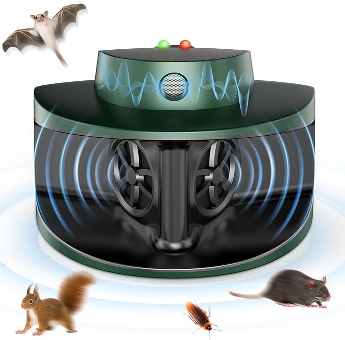2026 Upgraded Ultrasonic Repeller & Insect Indoor Repeller, Pest Control, Repellent Roach, Mouse, Bugs, Mosquito, Mice, Spider, Ant - Pet & Human Safe