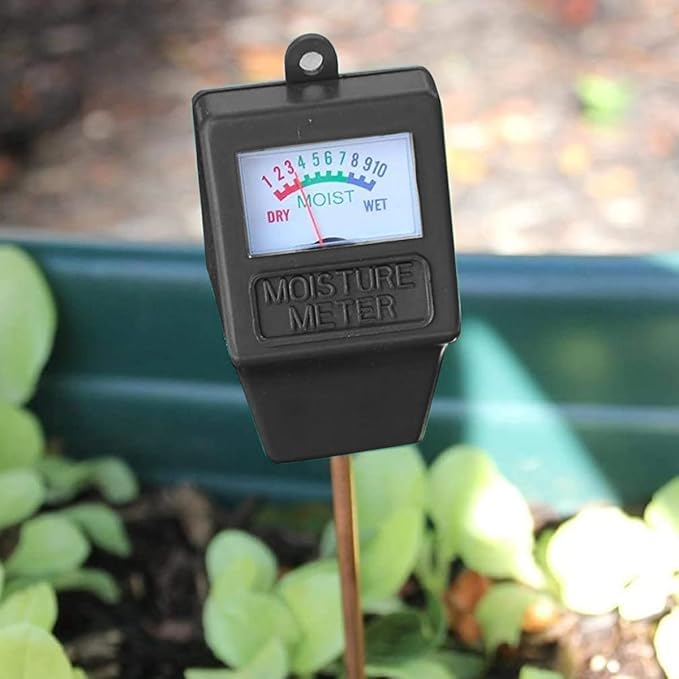 Soil Moisture Meter,Plant Hygrometer Moisture Sensor Plant Water Monitor for Potted Plants,Garden,Farm, Lawn(No Battery Needed)-Black