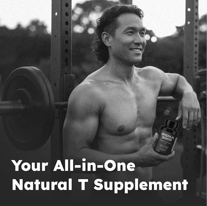 Natural Testosterone Booster for Men - Increase Energy, Stamina & Muscle Growth - Premium Male Enhancement Supplement with Ashwagandha