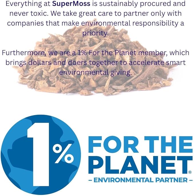 SuperMoss (23108) Orchid Potting Bark, 100% Natural White Fir Bark, 1/4", 80.75 Cu. in.
