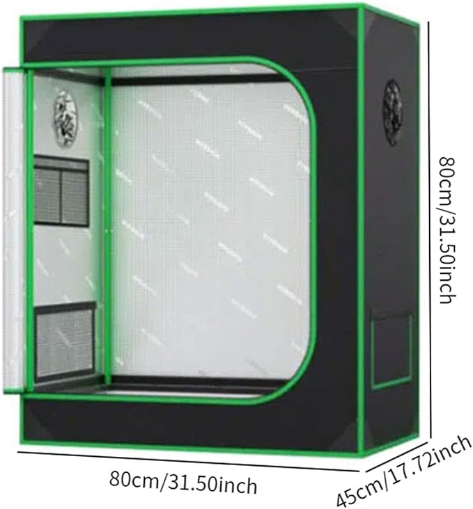 Plant Tent Grow Tent Versatile 80x45x80cm Enhanced Lighting Plant Container for