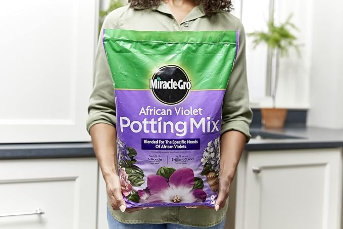 Miracle-Gro African Violet Potting Mix, 8qt, 8-Pack