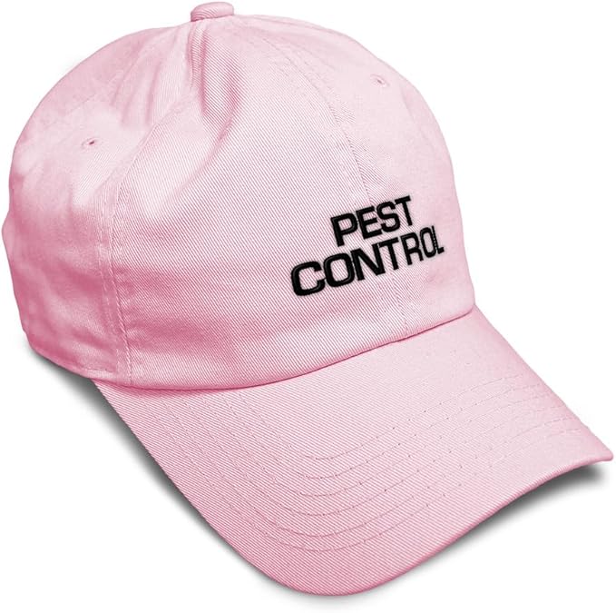 Custom Soft Baseball Hat Embroidered Dad Hat Pest Control Occupation B Embroidery Men & Ladies Baseball Cap