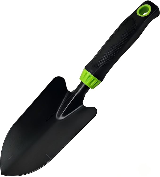 Seesii 12-Inch Stainless Steel Trowel & Weeder, Heavy Duty Gardening Tool with Ergonomic Handle, Ideal for Digging, Weed Pulling, Loosening Soil, Transplanting-Lawn, Yard, Flower Bed, Vegetable Garden