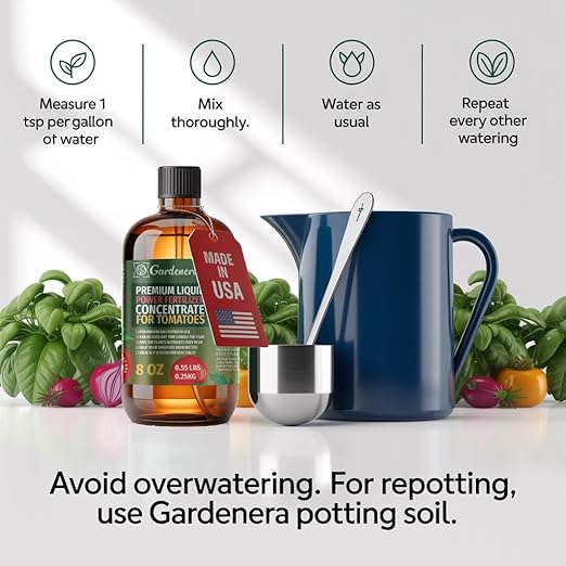 Liquid Power Radish Fertilizer - Premium Liquid Plant Food for Radish - Fast-Acting Concentrate for Growth, Strong Roots & High-Yield Harvest - 32 oz - Indoor & Outdoor Use