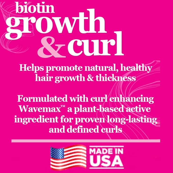 Difeel Biotin Growth and Curl Pro-Growth Root Stimulator 2.5 oz. (Pack of 3) - Deep Treatment for Hair Growth and Damaged Curly Hair