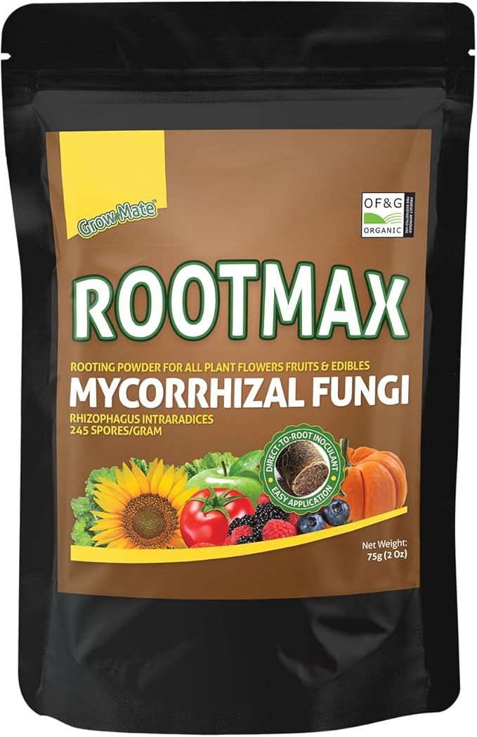 RootMax - Mycorrhizal Fungi (75 g/2.64 oz) | Rooting Powder for All Plants, Trees, Flowers & Edibles | Direct to Root Inoculant | Treats 15+ Plants