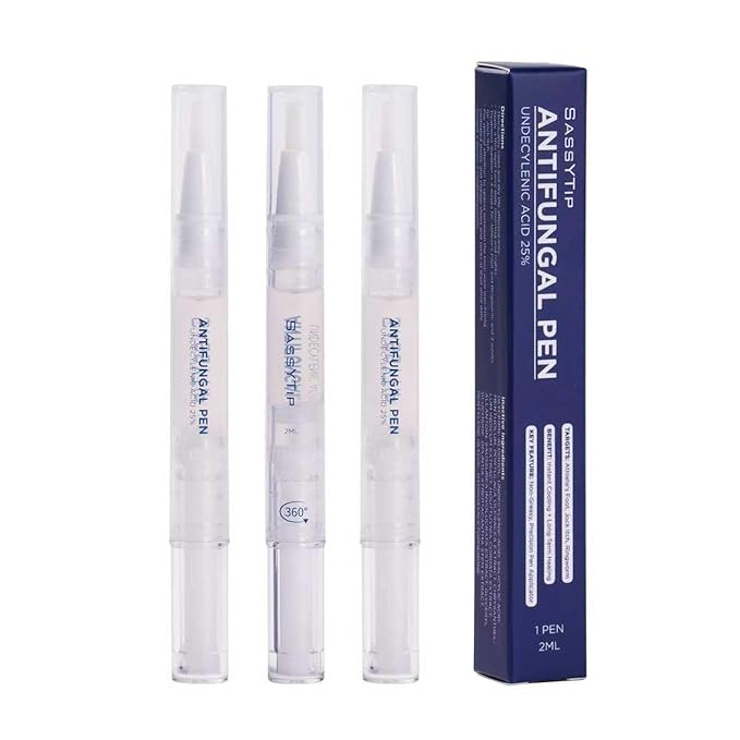 Fungal Nail Pen, Extra Strength Toenail Repair Pen for Discolored & Brittle Nails, Fast-Acting Plant-Based Formula with Easy Application, Nail Repair Pen for Toenail (3pcs)