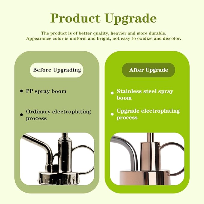 XXXFLOWER Upgraded Glass Plant Mister Spray Bottle 0.33L/11.15oz Decorative Spritzer Watering for Indoor House Plant Spritzer Succulent Watering Bottle
