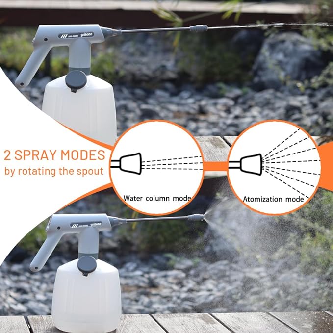 Electric Plant Mister Sprayer, Large Capacity Rechargeable for Indoor & Garden, Battery Powered with Adjustable Nozzle & Fine Mist Spray
