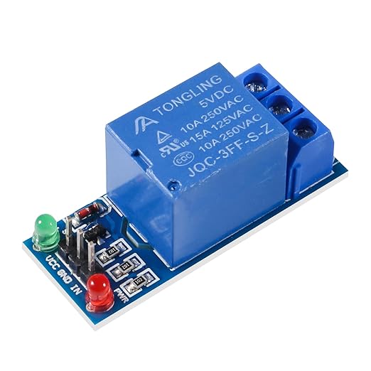 1 Set Automatic Irrigation Kit Watering System Capacitive Soil Moisture Sensor 1 Channel 5V Relay Module Water Pump with 1m Tubing for Garden Watering System Moisture Detection