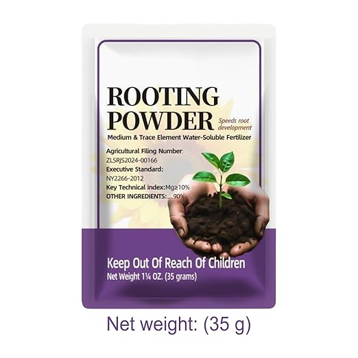 Rooting Powder for Cuttings, with Important Early Growth Support, 35g, Root Growth Stimulator Plant Booster, Indoor Plant Fertilizer, Promotes Healthy Stem, for Citrus, Vegetables, Orchids
