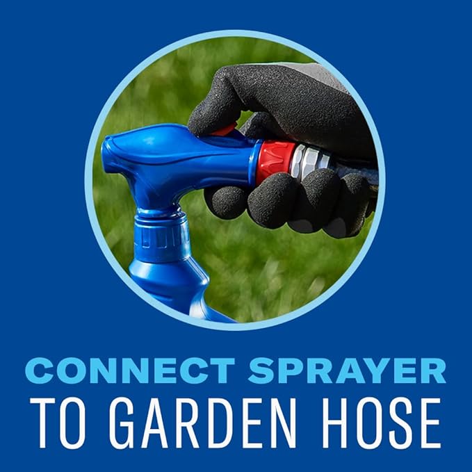 BioAdvanced All-In-One Rose and Flower Plant Bug Spray, 32 oz, Pest Control Spray with Hose Adaptor