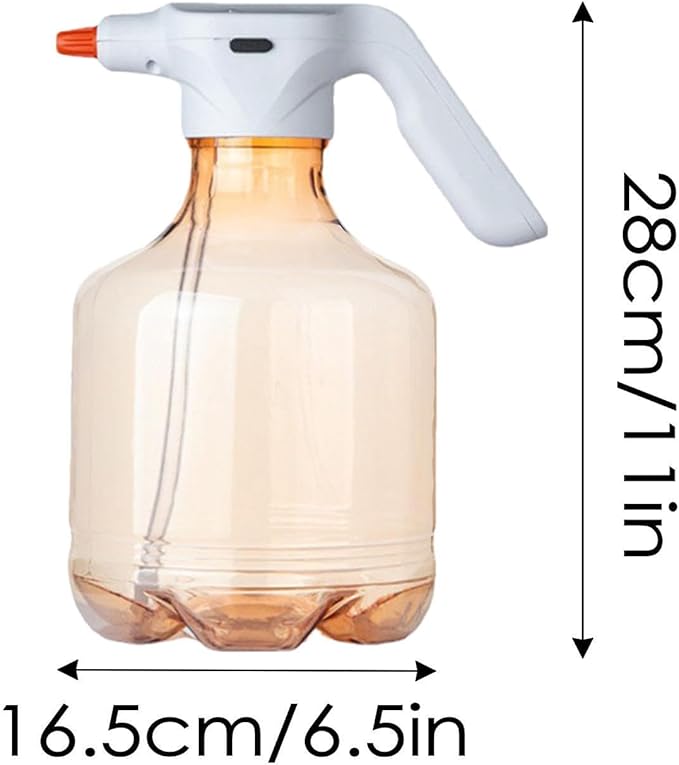 Spray Bottles Mist Sprayer – Electric Mist Sprayer, Transparent Cleaning Tool | USB Rechargeable Container, 3L Multifunction Bottle for Gardening Tasks, Plant Watering, Home Cleaning, Outdoor Use