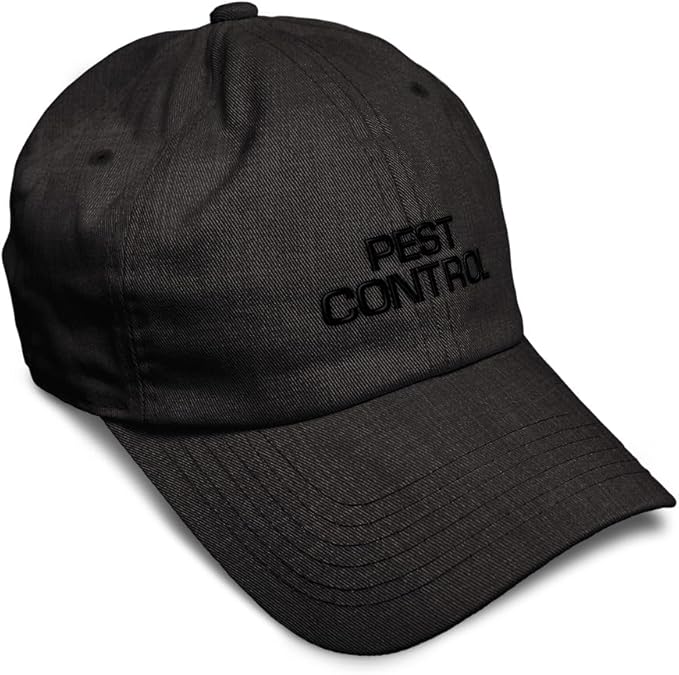 Custom Soft Baseball Hat Embroidered Dad Hat Pest Control Occupation B Embroidery Men & Ladies Baseball Cap