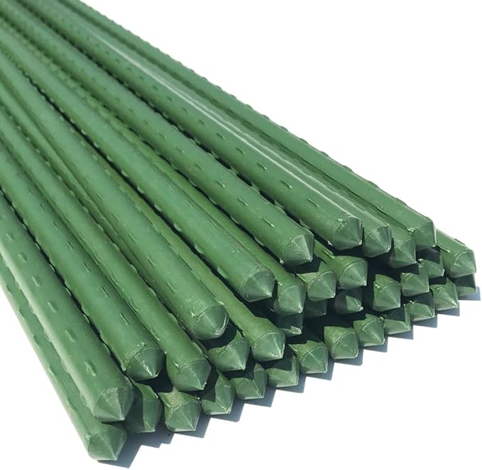 WAENLIR Garden Stakes 30 inch 2.5ft Sturdy Tomato Stakes, Plant Stakes for Outdoor Plants, Plant Support Sticks for Gardening, Pack of 30