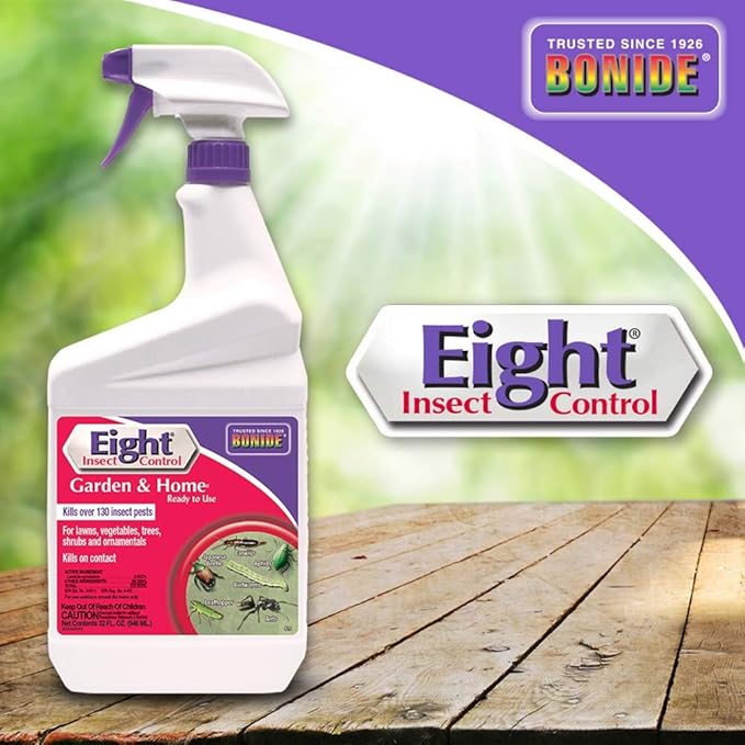 Bonide 428 Eight Insect Control Garden & Home Outdoor Insecticide, Kills Beetles, Ants, Aphids, 32 oz. Read - Quantity 1