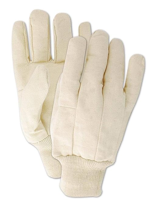 MAGID MultiMaster Lightweight Cotton Canvas Gloves, 24 Pairs, Size Men's Jumbo (Fits XL) (T83J)
