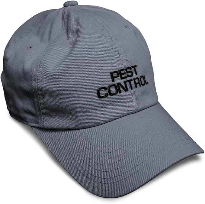 Custom Soft Baseball Hat Embroidered Dad Hat Pest Control Occupation B Embroidery Men & Ladies Baseball Cap