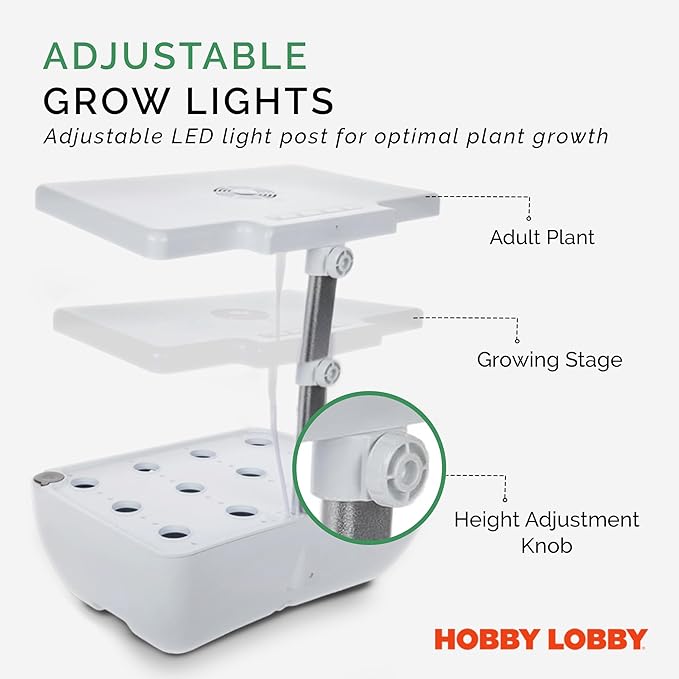 Smart 12 Pod Herb Garden Planter Indoor Kit for Growing Basil, Mint, Thyme & More - Self Watering Indoor Garden Hydroponics Growing System w/ Health Tracker - Low Maintenance Home Gardening Gifts