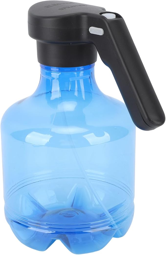 3L Electric Watering Plant Spray Bottle, Automatic Garden Sprayer Can with 800mAh Rechargeable Battery and Rotating Nozzle, for Indoor Outdoor Plants Car Pet Cooling (Blue)
