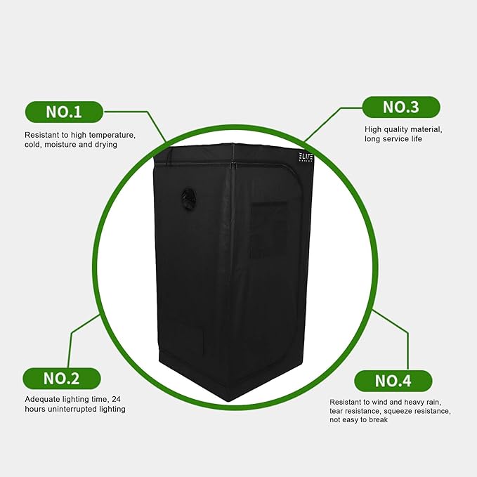 Plant Grow Tent, Home Use Hydroponic Plant Grow Tent with Observation Window and Floor Tray, 80x80x160cm High Density 600D Waterproof Oxford Cloth Grow Tent for Indoor Growing