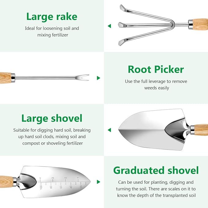 Hand Shovel for Gardening,Garden Shovel Hand,Trowel Garden Tool,Garden trowels Hand Tool,Garden Hand Shovel,Garden Shovels for Planting,Small Shovels for Gardening,Hand Shovel (Silver-5)