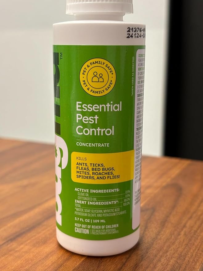 BugMD Pest Control Essential Oil Concentrate (3.7 oz, 2 Pack) - Plant Powered Bug Spray Quick Kills Flies, Ants, Roaches, Mosquitoes, and More