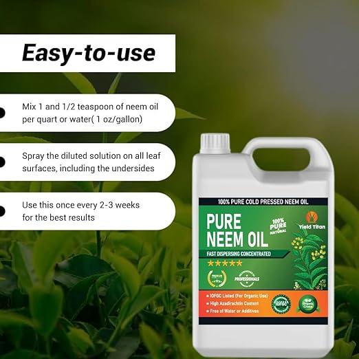 100% Pure Cold-Pressed Neem Oil – Multi-Purpose Natural Neem Oil Extract (8OZ)
