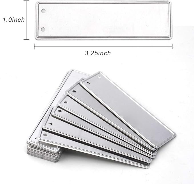 Coolrunner Metal Plant Labels, Aluminum Plant Tags, 6 Inch Wires Included (150)